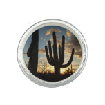 Saguaro Sunset II Arizona Desert Landscape Ring