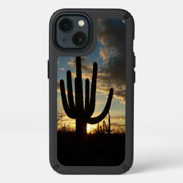 Saguaro Sunset II Arizona Desert Landscape Speck iPhone 13 Case (Front)