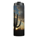 Saguaro Sunset II Arizona Desert Landscape Thermal Tumbler