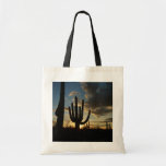 Saguaro Sunset II Arizona Desert Landscape Tote Bag