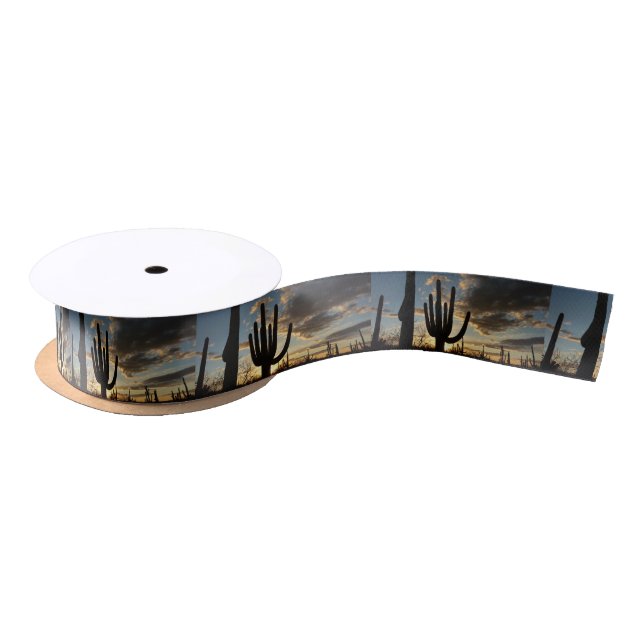 Saguaro Sunset II Satin Ribbon (Spool)