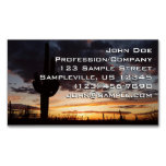 Saguaro Sunset III Arizona Desert Landscape Business Card Magnet