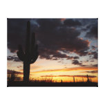 Saguaro Sunset III Arizona Desert Landscape Canvas Print