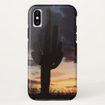 Saguaro Sunset III Arizona Desert Landscape iPhone XS Case