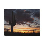 Saguaro Sunset III Arizona Desert Landscape Doormat