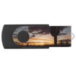 Saguaro Sunset III Arizona Desert Landscape Flash Drive