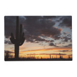 Saguaro Sunset III Arizona Desert Landscape Placemat