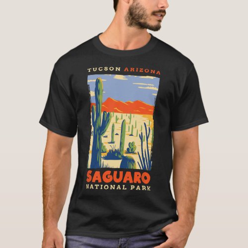 Saguaro US National Park Tucson Arizona Vintage Gi T_Shirt