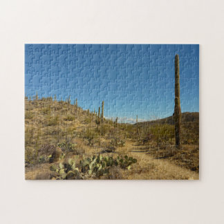 Saguaro's Carillo Trail in Saguaro National Park Jigsaw Puzzle
