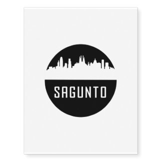 Sagunto | cities of Spain Temporary Tattoos