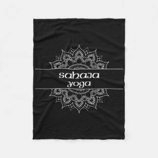 Sahaja Yoga Type Mandala Graphic Fleece Blanket
