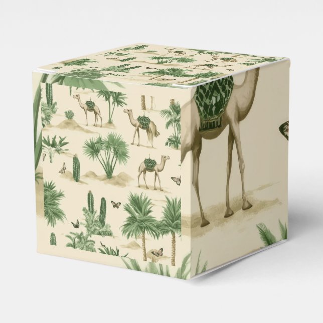 Sahara Camel Gift Box" Favor Boxes (Front Side)