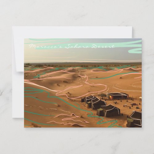 Sahara Desert Postcard