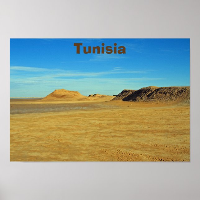 Sahara Desert, Tunisia Poster (Front)