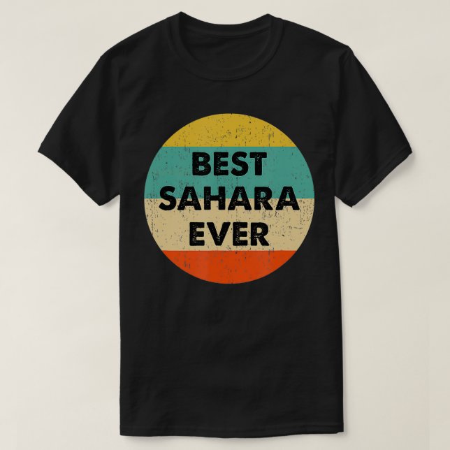 Sahara Name  T-Shirt (Design Front)