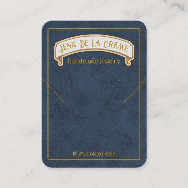 Sahara Nights Evening Sky Jewelry Display Calling Card (Front)