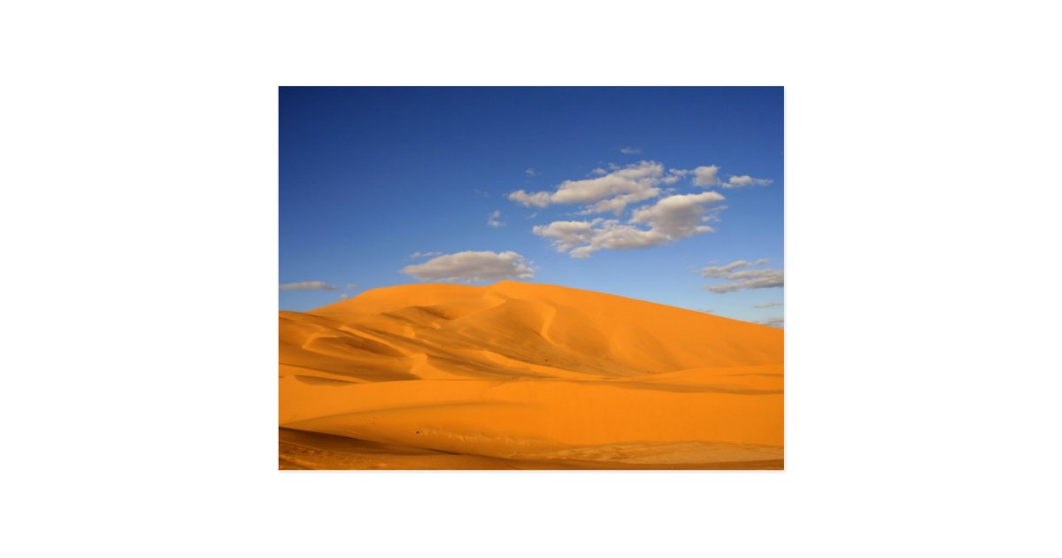 Saharan desert in Morocco Postcard | Zazzle