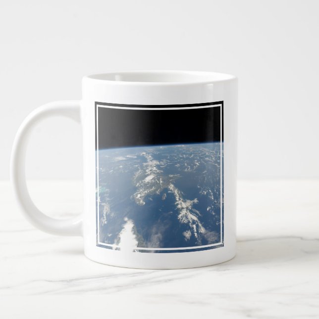 Saharan Dust Blowing Westward Into The Atlantic. Giant Coffee Mug (Left)