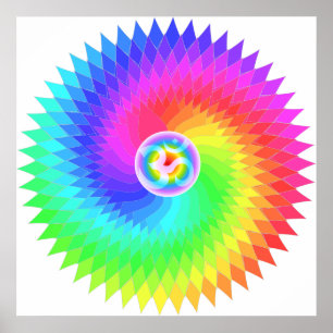Sahasrara The Crown Chakra Poster