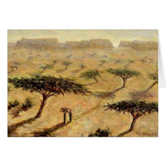 Sahelian Landscape 2002 Cards (Front Horizontal)