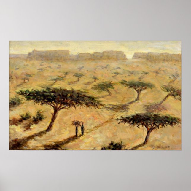 Sahelian Landscape 2002 Poster (Front)