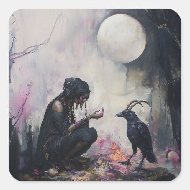 Sahira Square Sticker (Front)