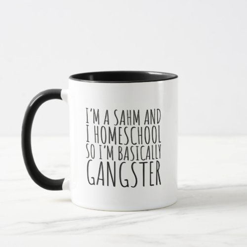 SAHM Gangster Mom Mug