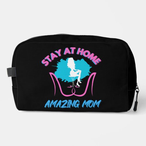 Sahm Stay At Home Mom Pink  Blue Ladies Shoes  Dopp Kit