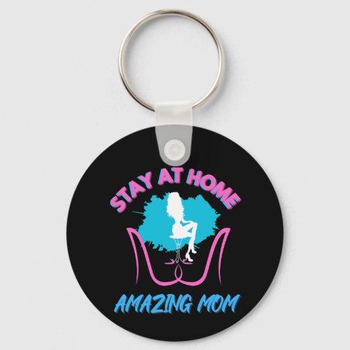 Sahm Stay At Home Retired Mother Pink Ladies Shoes Keychain