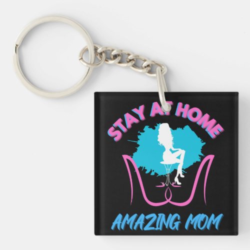 Sahm Stay At Home Retired Mother Pink Ladies Shoes Keychain