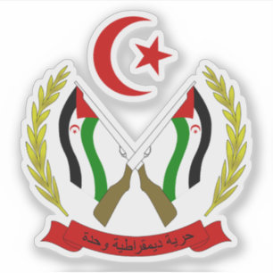 Sahrawi Arab Democratic Republic coat of arms Sticker