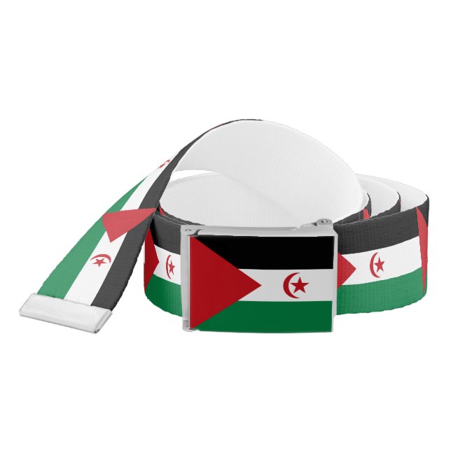 Sahrawi Arab Democratic Republic Flag Belt (Snake)