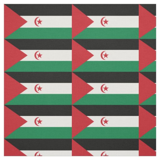 Sahrawi Arab Democratic Republic Flag Fabric