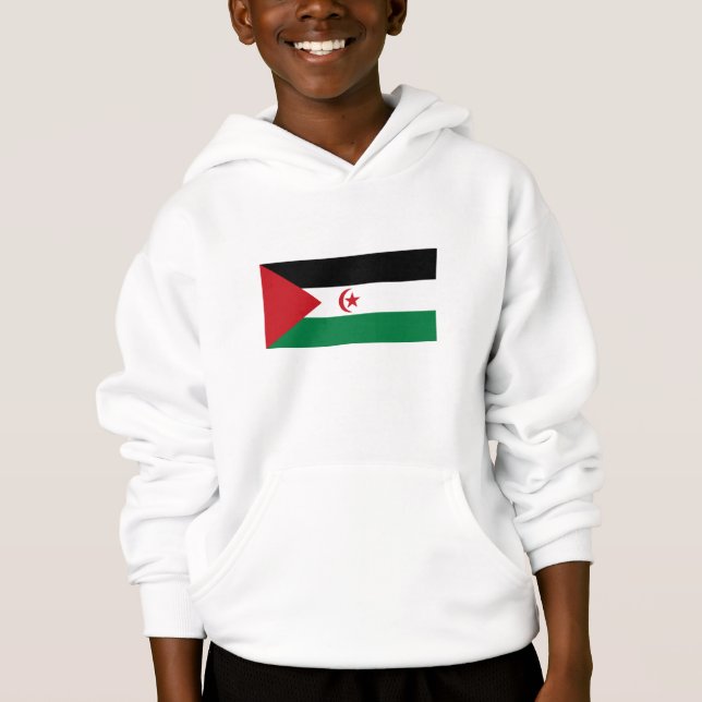 Sahrawi Arab Democratic Republic Flag Hoodie (Front)