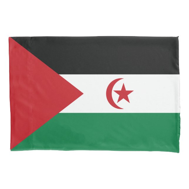 Sahrawi Arab Democratic Republic Flag Pillow Case (Front)