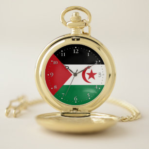 Sahrawi Arab Democratic Republic Flag Pocket Watch