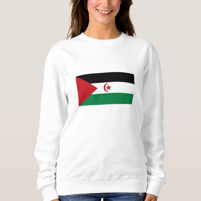 Sahrawi Arab Democratic Republic Flag Sweatshirt (Front)