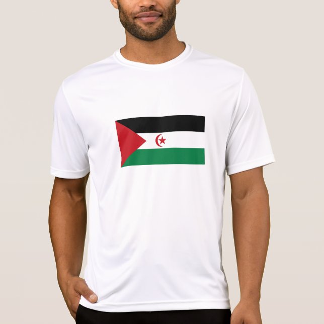Sahrawi Arab Democratic Republic Flag T-Shirt (Front)