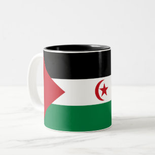 Sahrawi Arab Democratic Republic Flag Two-Tone Coffee Mug