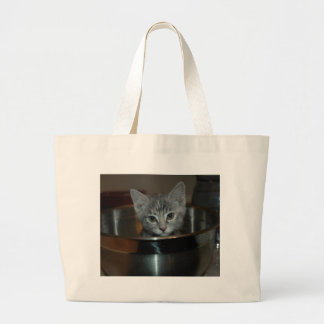 Sahvanna Our Kitten Large Tote Bag