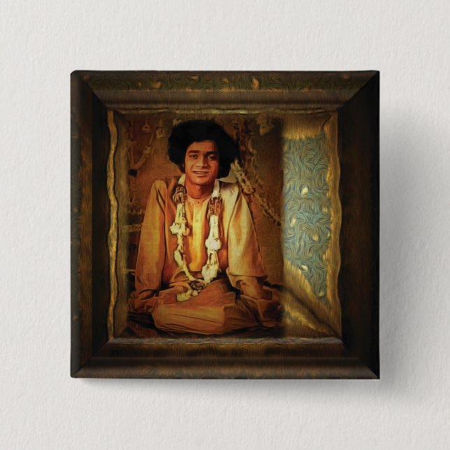 Sai Baba Button (Front)