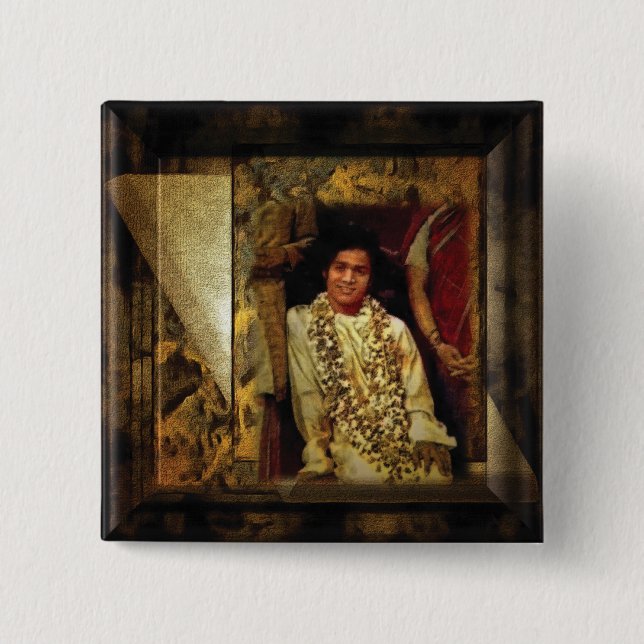 Sai Baba Button (Front)