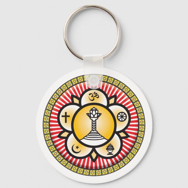 Sai Baba Icon Keychain (Front)