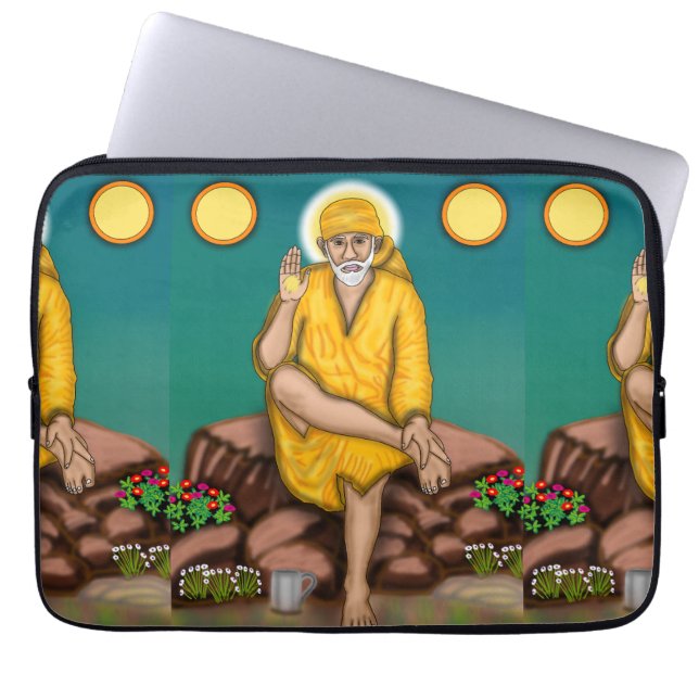 Sai Baba Laptop Cover (Front)
