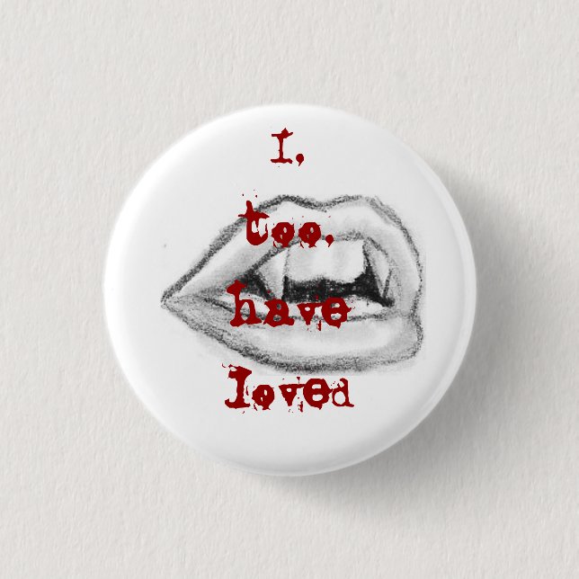 said Dracula Button (Front)