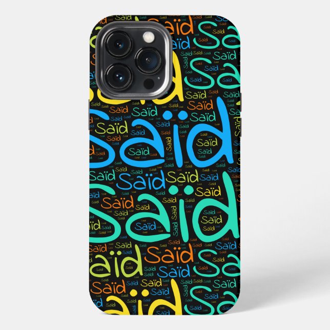 Said Iphone Case (Back)