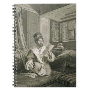 Said Mustapha Pasha Wounded at the Battle of Abouk Notebook