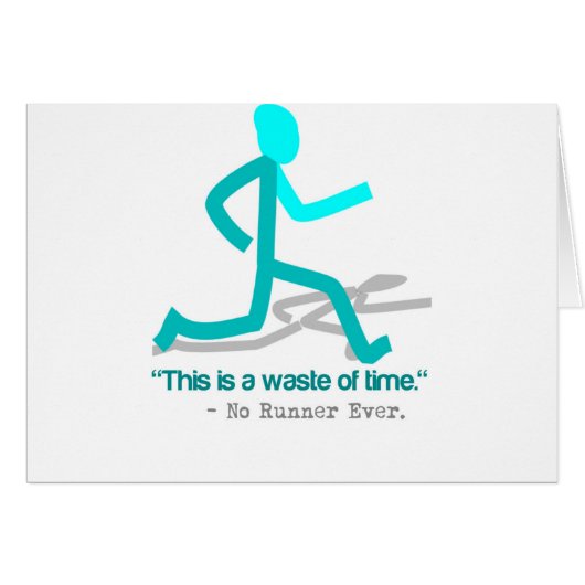 Said No Runner Ever Cards (Front Horizontal)