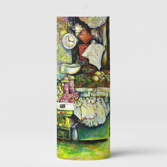 Said to Engage the Entire Idea Pillar Candle (Front)