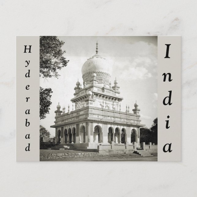Saidani Ma Tomb Hyderabad India Postcard (Front)